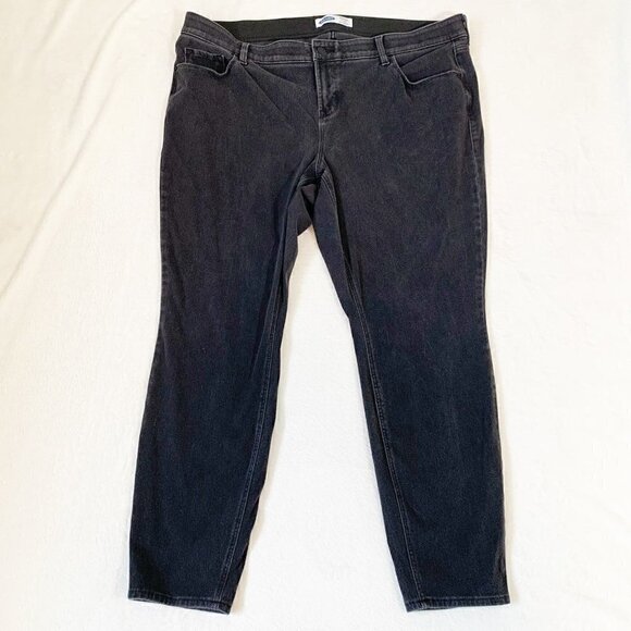 Old Navy rockstar super skinny high rise 24/7 sculpt stretch elastic waist pants - Picture 1 of 8